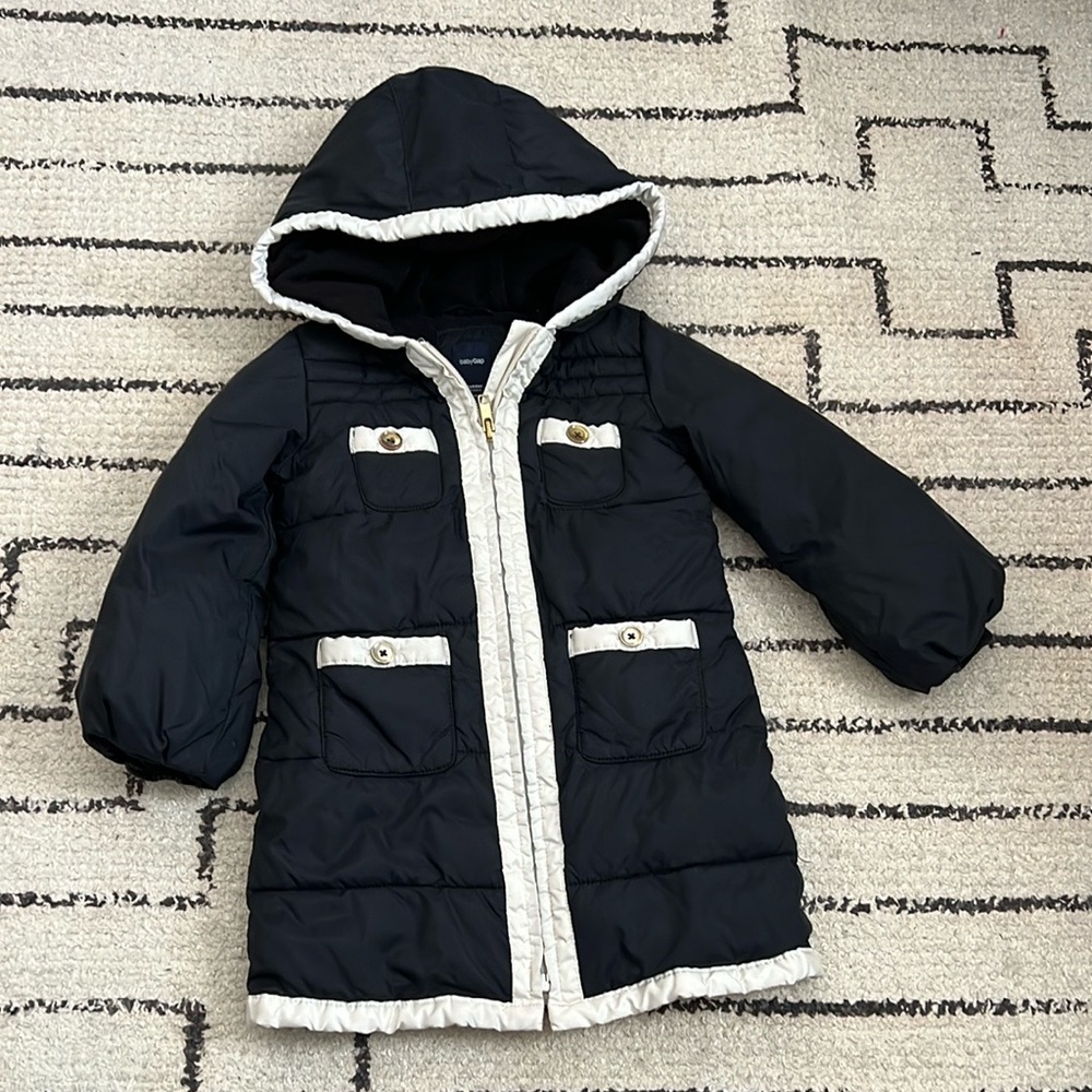 Baby Gap hooded puffer coat